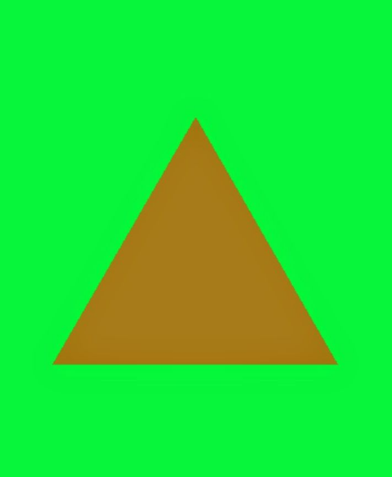 semi-transparent triangle