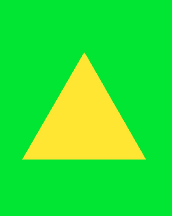 additive semi-transparent triangle